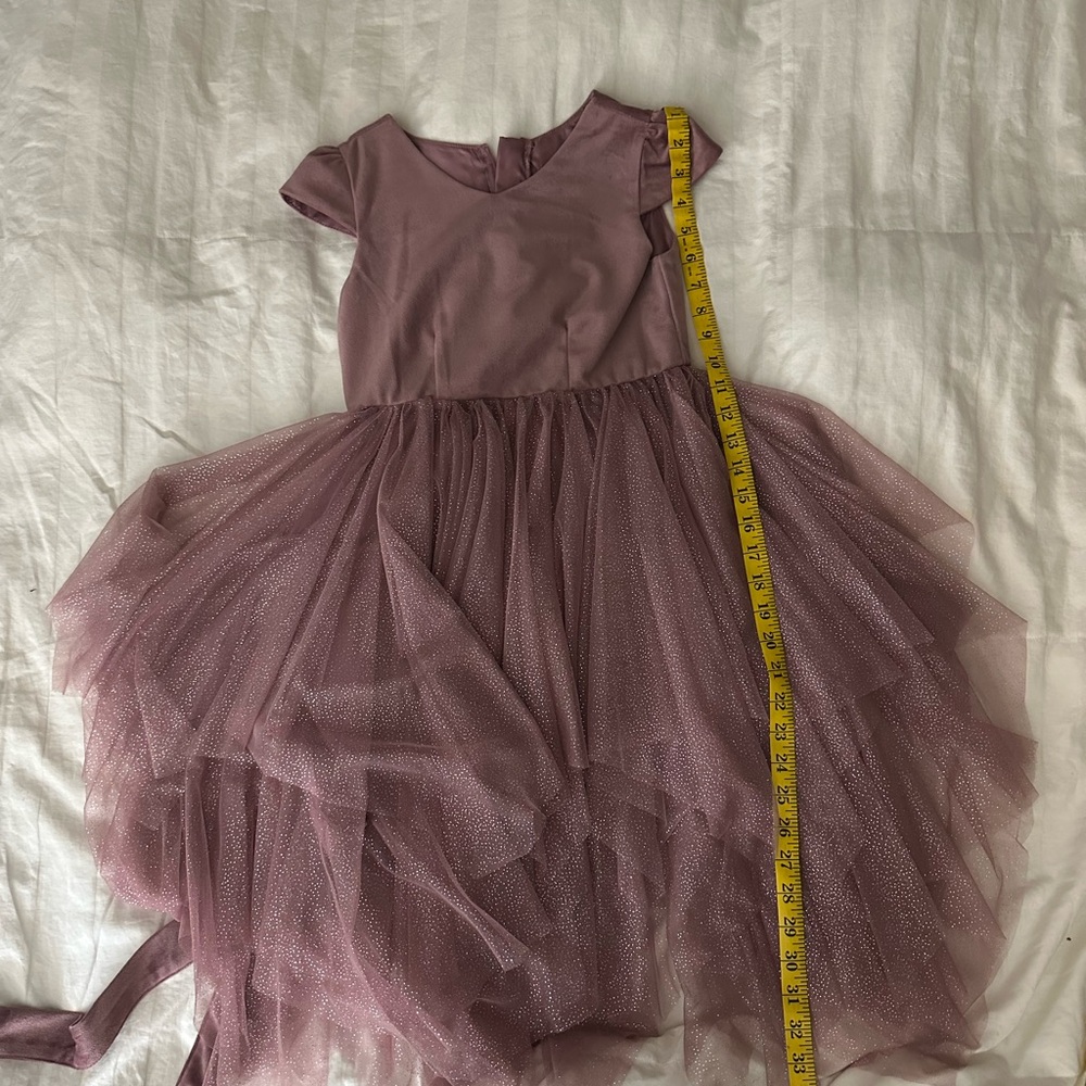 Elegant Mauve Tulle Dress